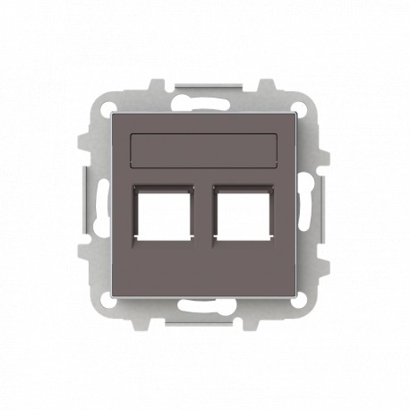 NIESSEN 2CLA851820A6301 2CLA851820A6301 8518.2 TP NIESSEN Tapa 2 conector con persiana TP
